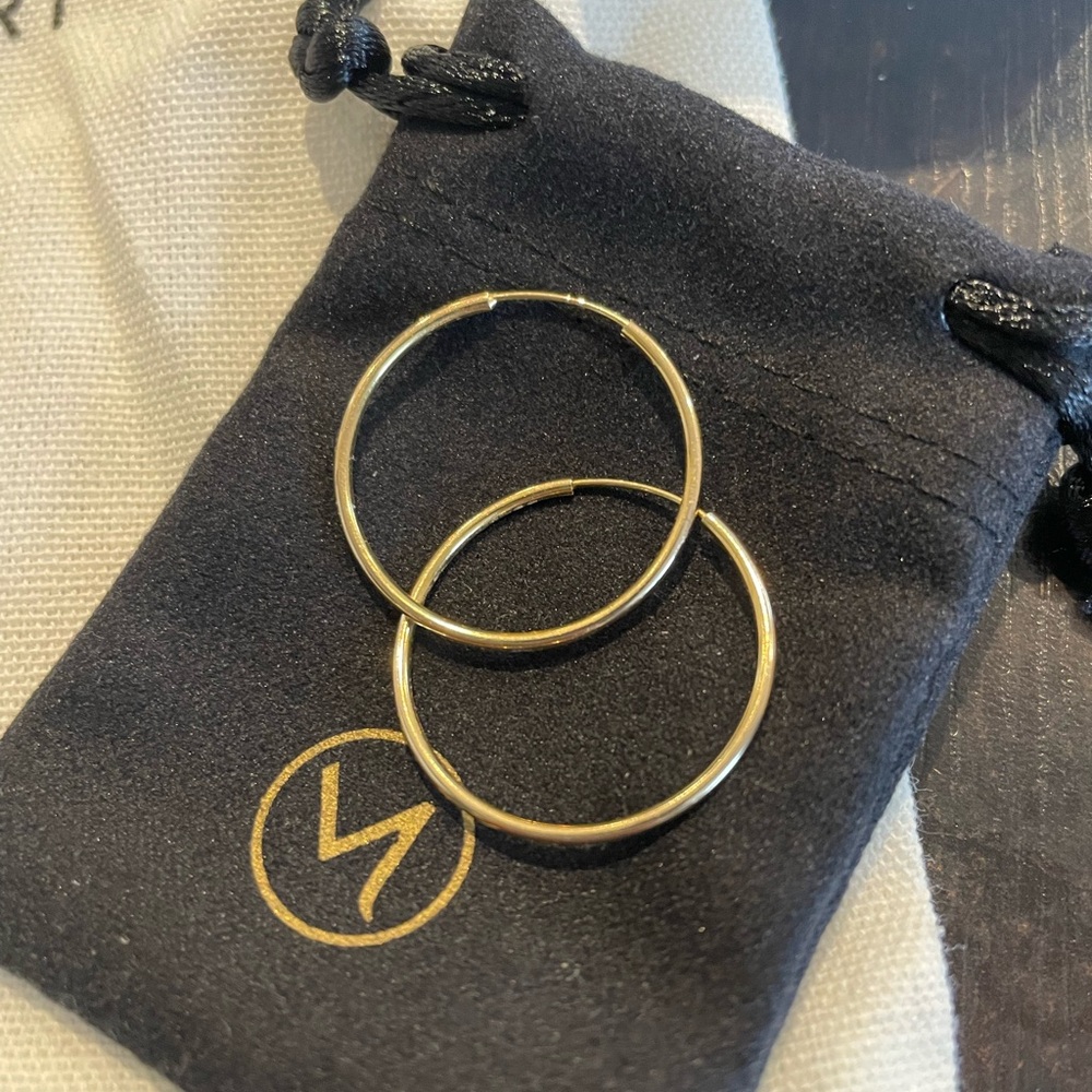 14k Gold Hoop Earrings